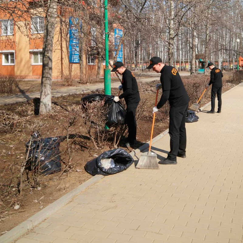 Уборка листьев в Фурманове
